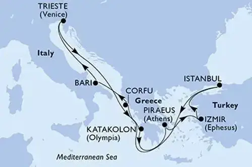 Маршрут круїзу