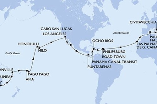 Cruise itinerary