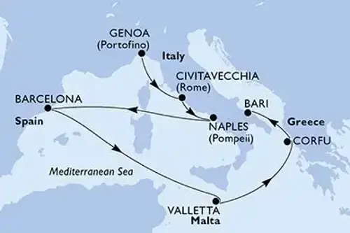 Маршрут круїзу