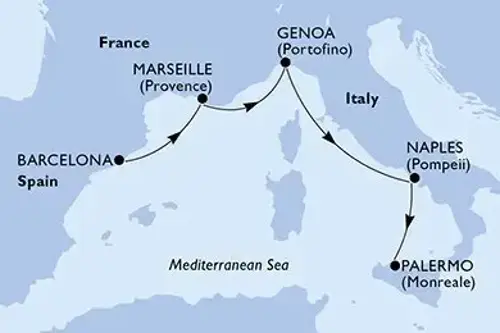 Маршрут круїзу