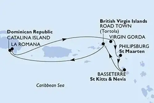 Маршрут круиза