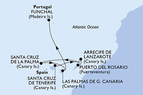 Cruise itinerary