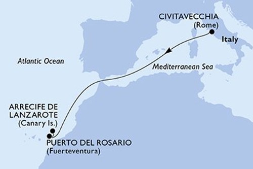 Cruise itinerary