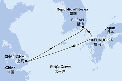 Cruise itinerary
