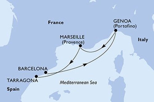 Cruise itinerary