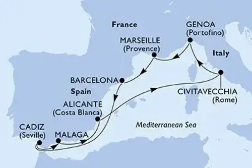 Маршрут круїзу