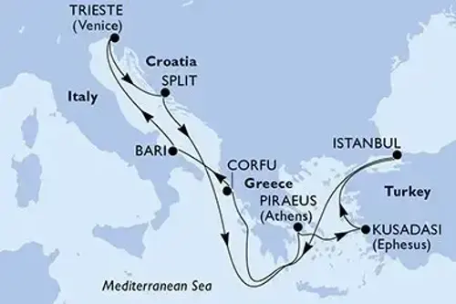 Маршрут круїзу