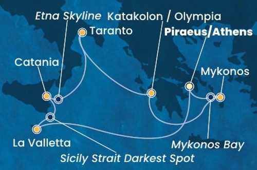Cruise itinerary