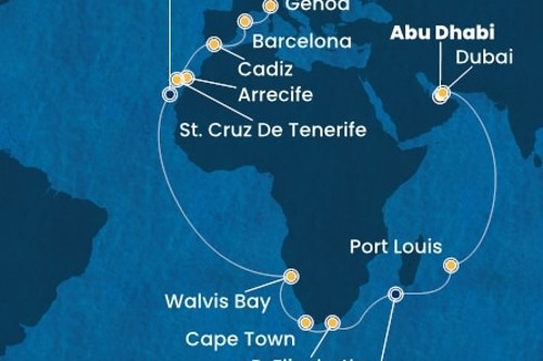 Cruise itinerary
