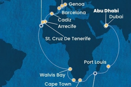 Cruise itinerary