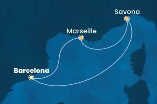 Маршрут круиза