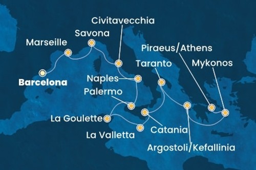 Cruise itinerary