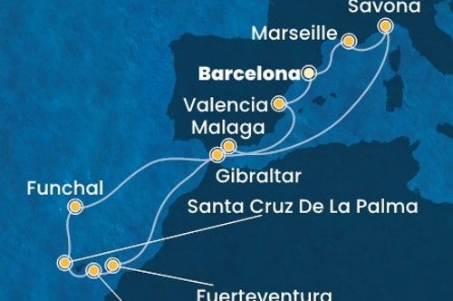 Cruise itinerary
