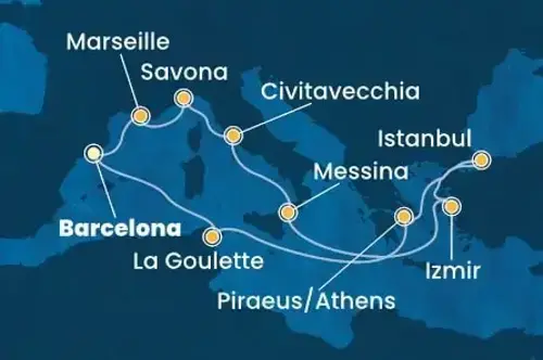 Маршрут круиза