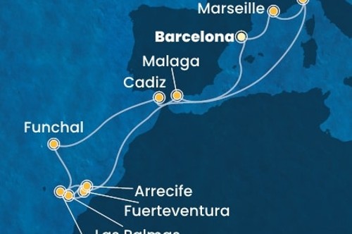 Cruise itinerary