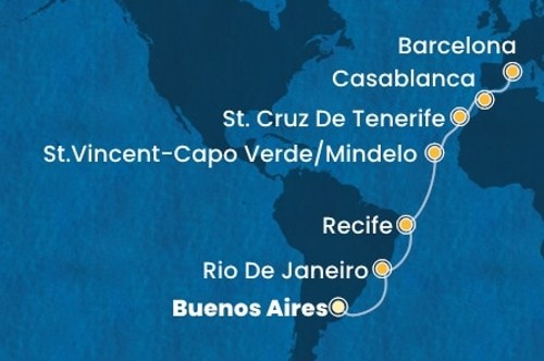 Cruise itinerary