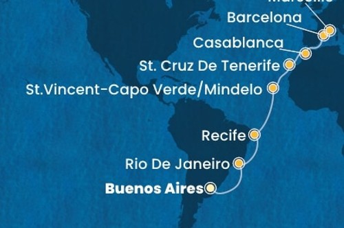 Cruise itinerary