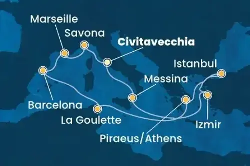 Маршрут круиза