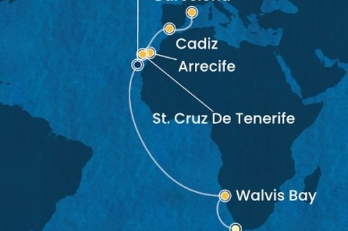 Cruise itinerary
