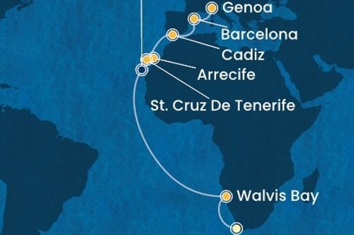 Cruise itinerary