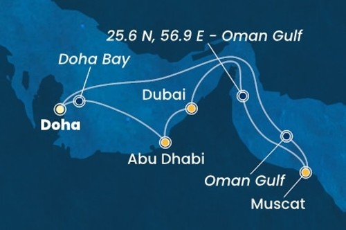 Cruise itinerary