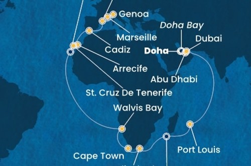 Cruise itinerary