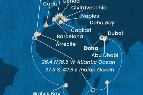 Cruise itinerary