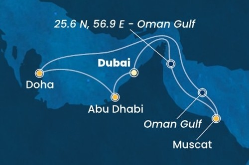 Cruise itinerary
