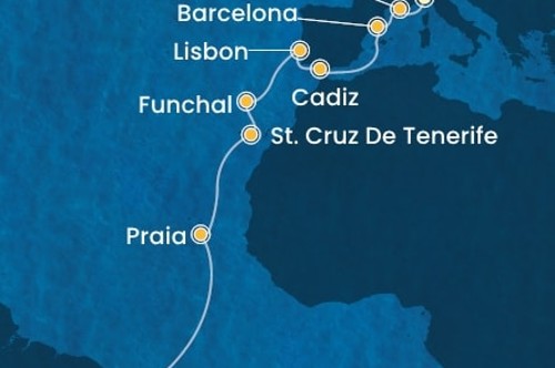 Cruise itinerary