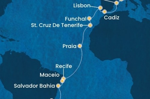 Cruise itinerary
