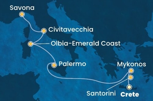 Cruise itinerary