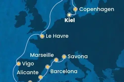 Маршрут круиза