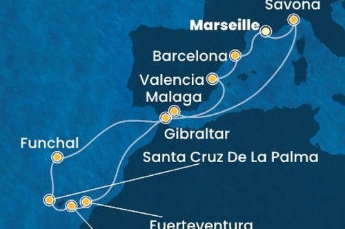 Cruise itinerary