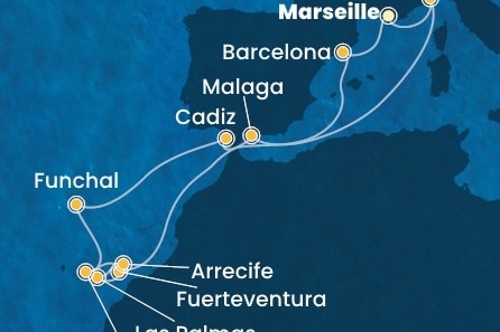 Cruise itinerary
