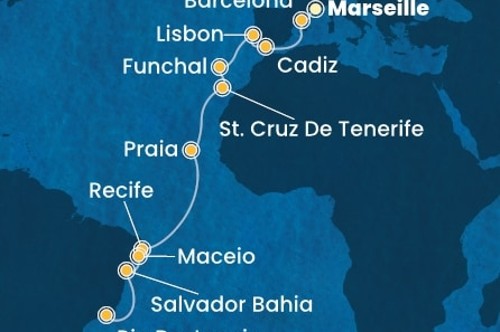 Cruise itinerary