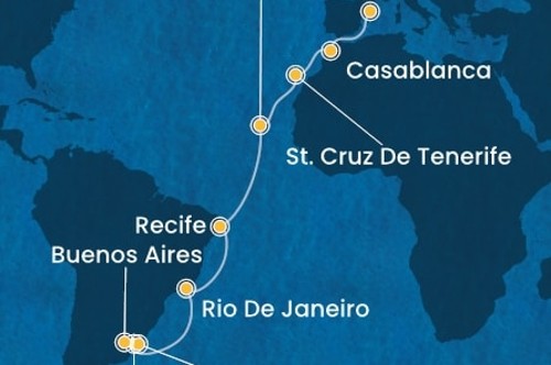 Cruise itinerary