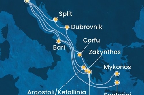Маршрут круиза