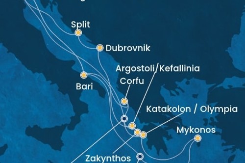 Маршрут круиза