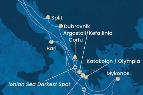 Cruise itinerary