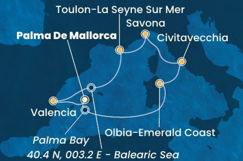 Cruise itinerary