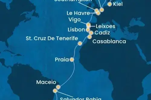 Маршрут круиза