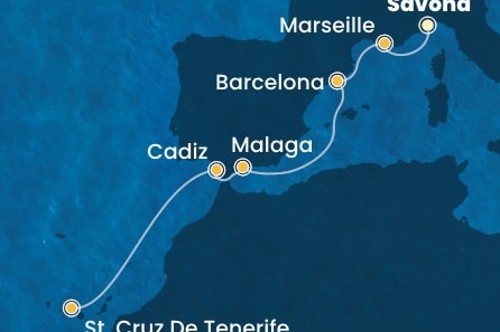 Cruise itinerary
