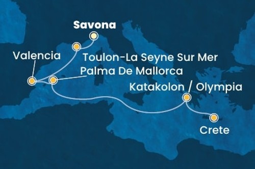 Cruise itinerary