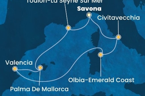 Cruise itinerary