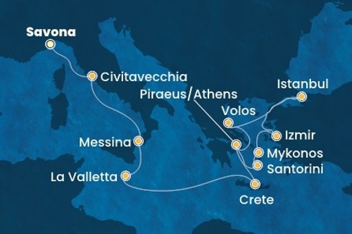 Cruise itinerary