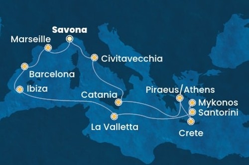Cruise itinerary