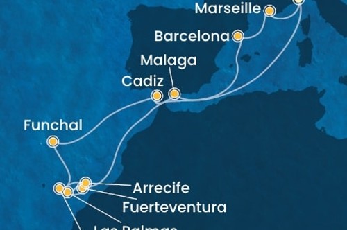 Cruise itinerary
