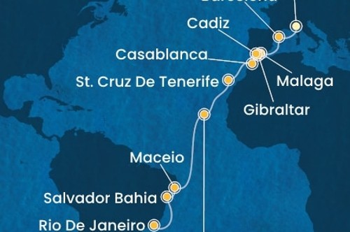 Cruise itinerary