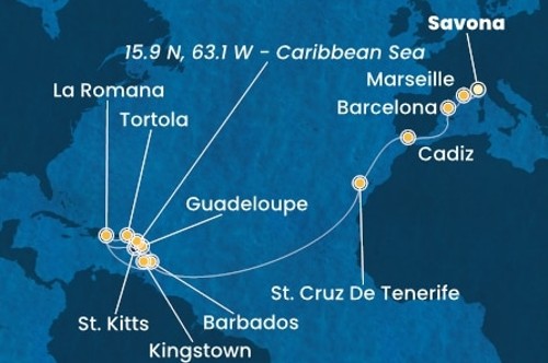 Cruise itinerary