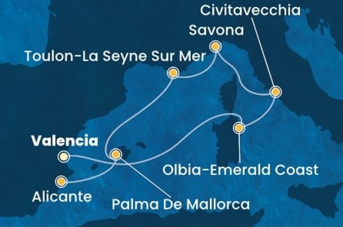 Cruise itinerary